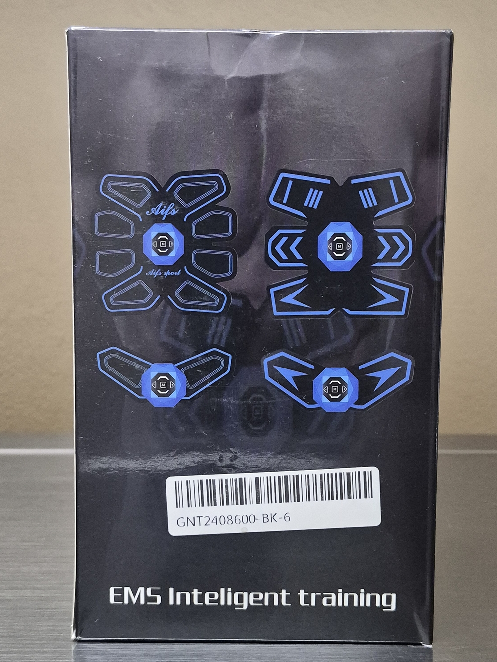 Electric Muscle Stimulator Pads - Black & Blue EMS Kit - NIB - Picture 4 of 6